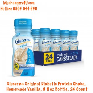 Glucerna Homemade Vanilla Shake 24 x 8fl oz (1.5gal) - 24 chai
