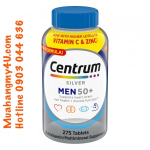 CENTRUM SILVER MEN trên 50 tuổi - 275 viên