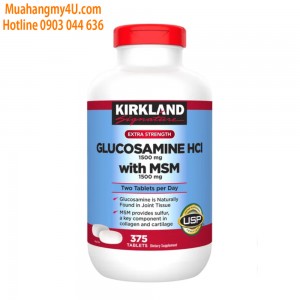 Kirkland Signature Glucosamine with MSM, 375 Tablets