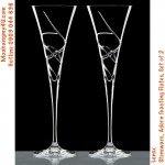 Lenox Stemware, Adorn Toasting Flutes, Set of 2