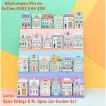 Lenox Spice Village 6 Pc. Spice Jar Garden Set.