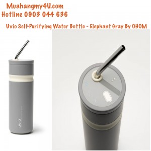 BESTSELLER Uvio Self-Purifying Water Bottle - Elephant Gray By OHOM
