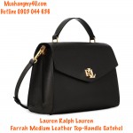 Lauren Ralph Lauren - Farrah Medium Leather Top-Handle Satchel