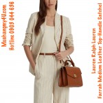 Lauren Ralph Lauren - Farrah Medium Leather Top-Handle Satchel