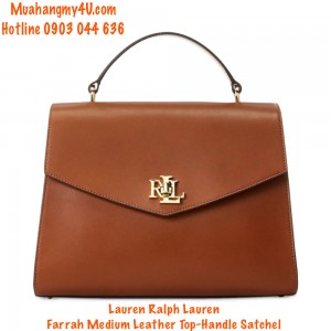 Lauren Ralph Lauren - Farrah Medium Leather Top-Handle Satchel