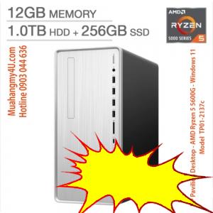 HP Pavilion Desktop - AMD Ryzen 5 5600G - Windows 11 Model  TP01-2137c