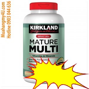 Kirkland Signature Adult 50 add Mature Multi Vitamins & Minerals, 400 Tablets