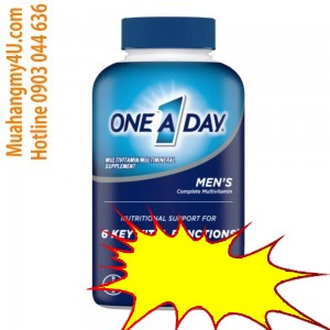 One A Day - Men_Nam dưới 50 tuổi, Chai 300 viên 