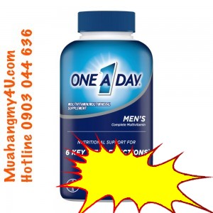 One A Day - Men_Nam dưới 50 tuổi, Chai 300 viên 